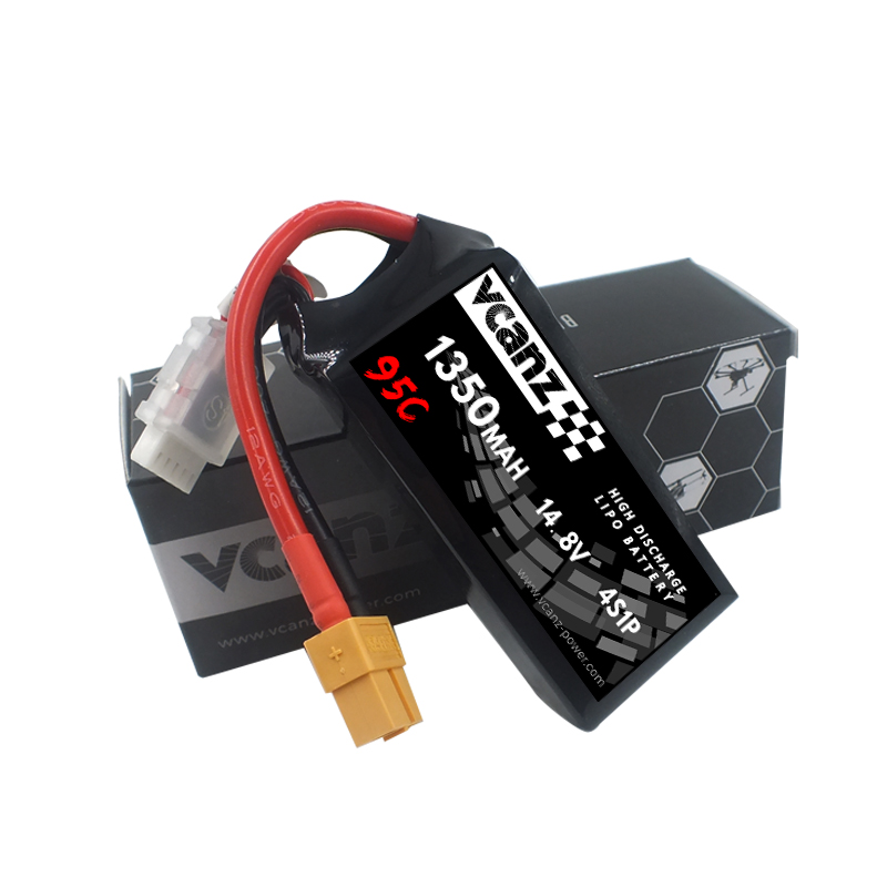 Vcanz 95C 1350mah 14.8V 4S lipo