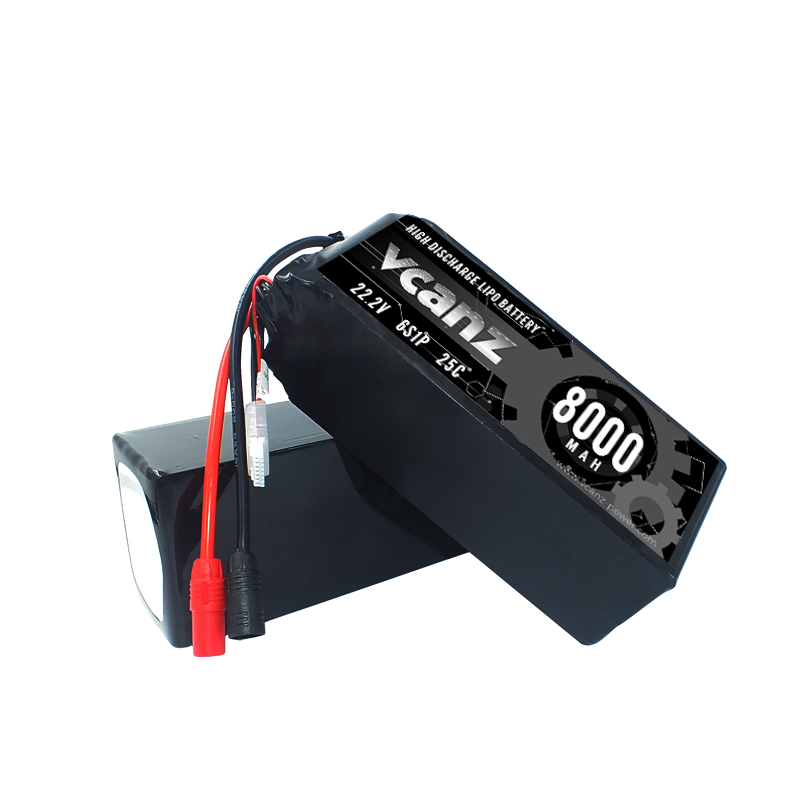 25C 8000mAh 22.2v lipo Vcanz 6S 25C lipo FOR DJI S800,DJI S800 EVO