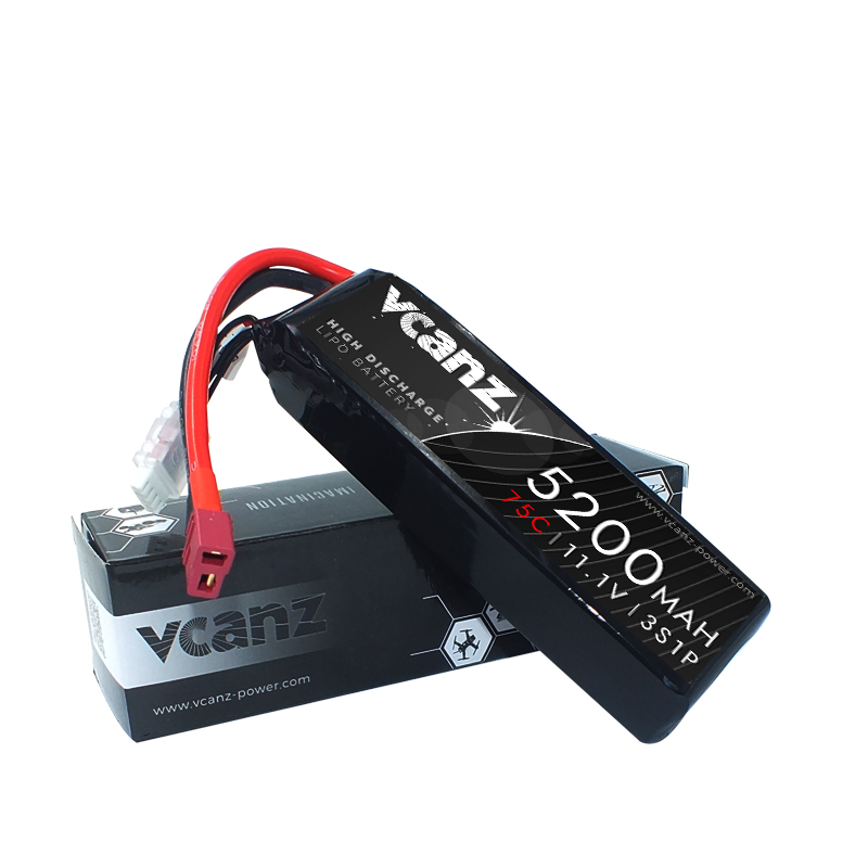 75C 5200mah 11.1V lipo Vcanz 3S 75C lipo